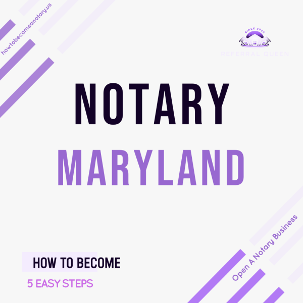 Maryland - How to Become A Notary